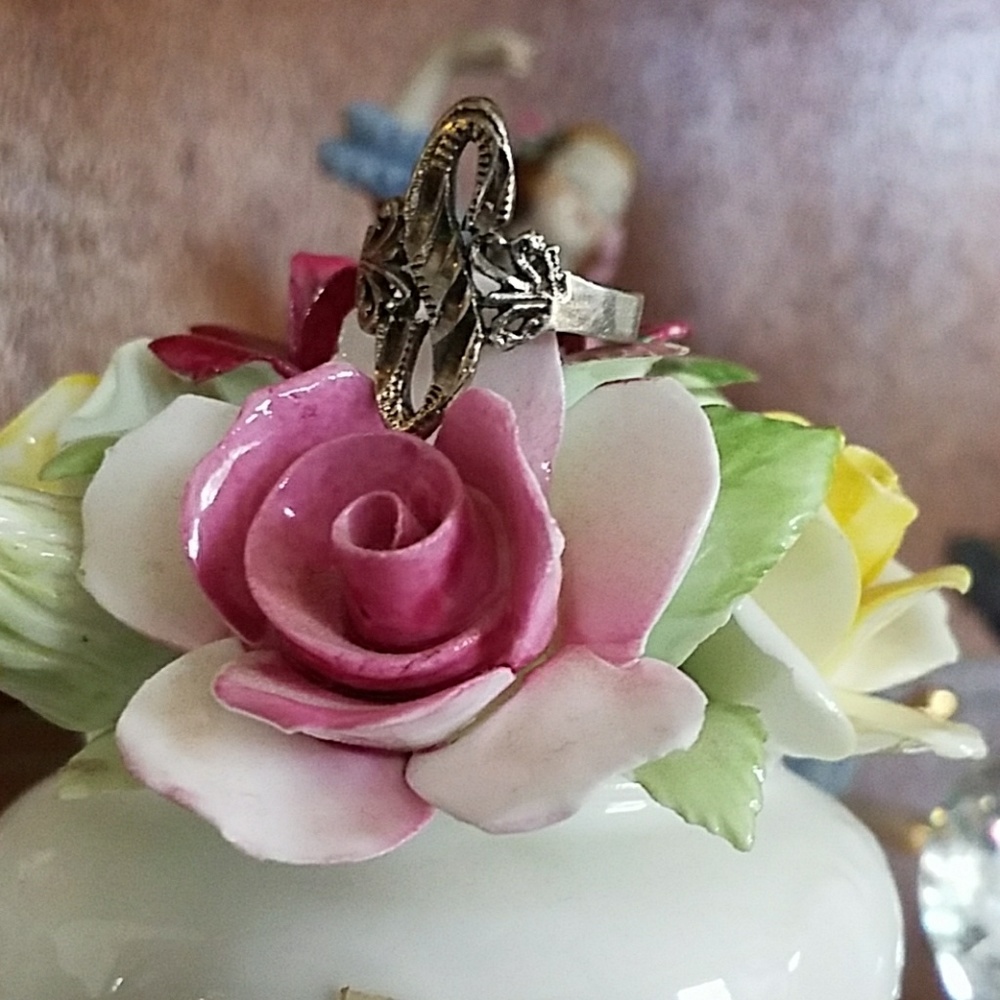 Sterling silver 14k ring